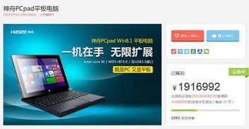 從神舟電腦近兩百萬眾籌看PC行業(yè)的渠道與模式革新